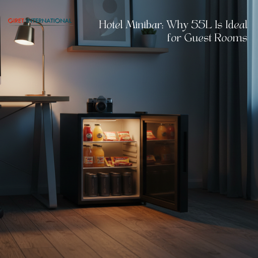 Silent hotel minibar mini fridge by Giret International
