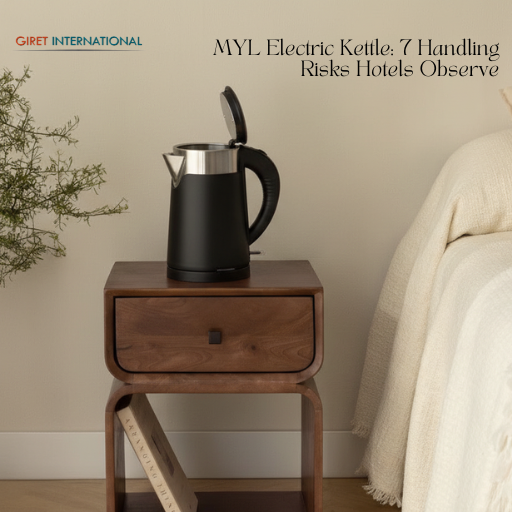 MYL electric kettle for hotel rooms with auto cut-off safety