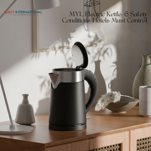 MYL electric kettle for hotel rooms with auto cut-off safety