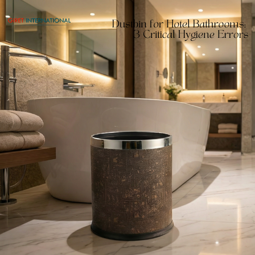 Professional bathroom dustbin for hotels from Giret International