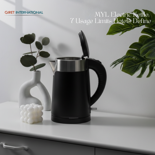 MYL electric kettle modern design for hospitality environments