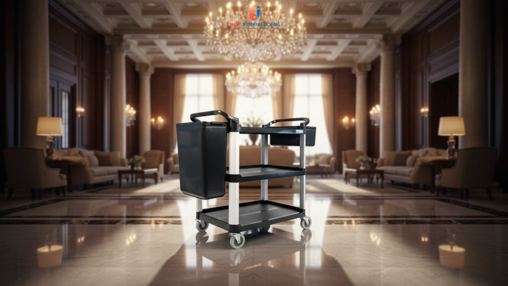 service trolley fiber compact hotel service trolley