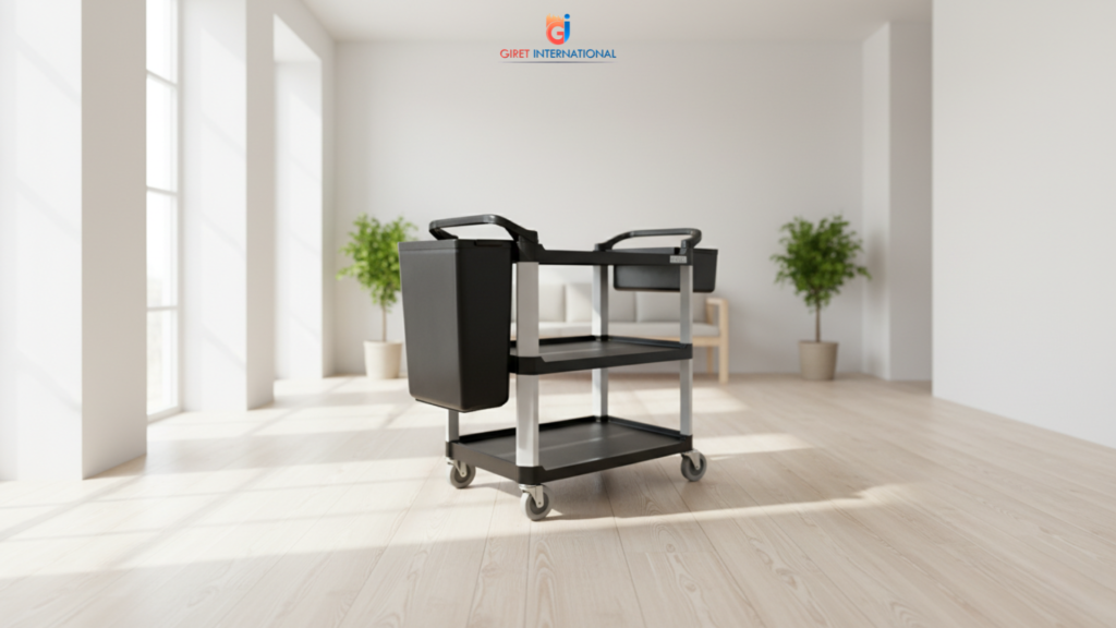 service trolley fiber multi purpose hotel trolley
