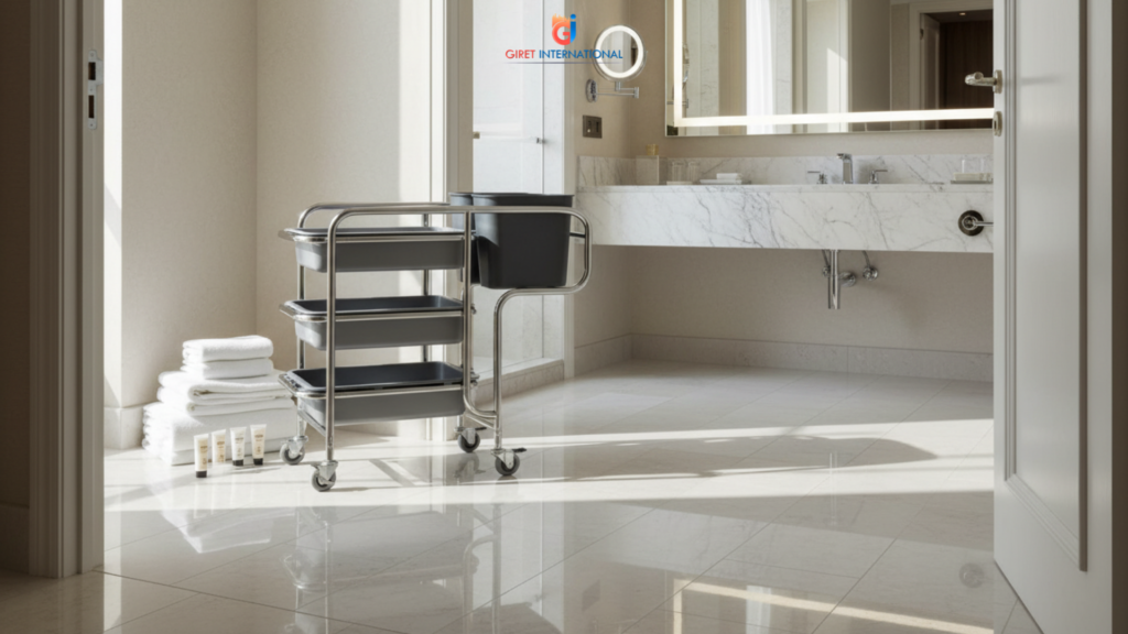 Restaurant Collection Trolley used for table clearing in restaurants