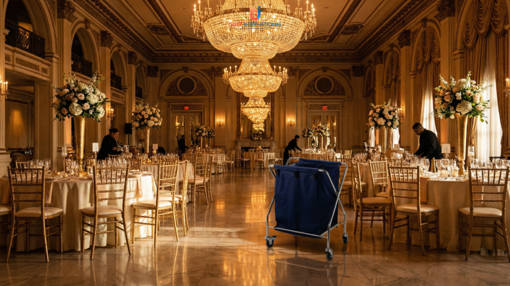 Soiled Linen Trolley housekeeping linen segregation cart