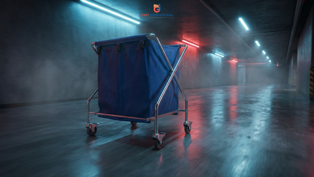Soiled Linen Trolley mobile linen transport solution