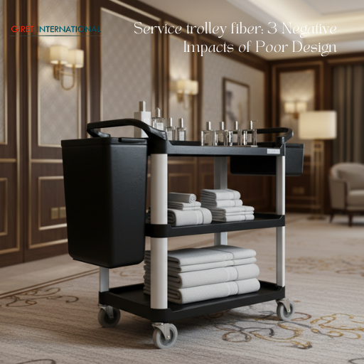 service trolley fiber professional hotel trolley design