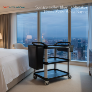 service trolley fiber heavy duty hotel utility cart