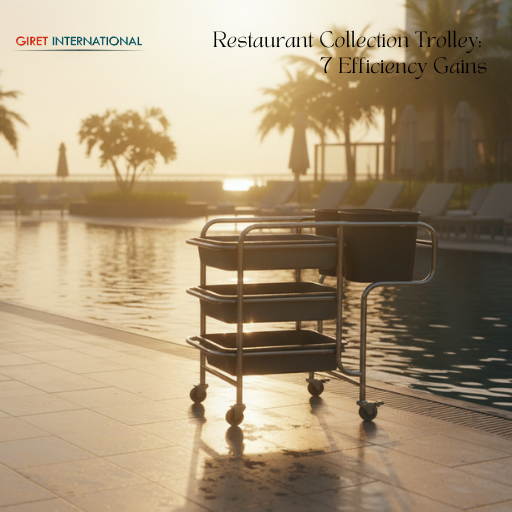 Restaurant Collection Trolley hotel service equipment grey color