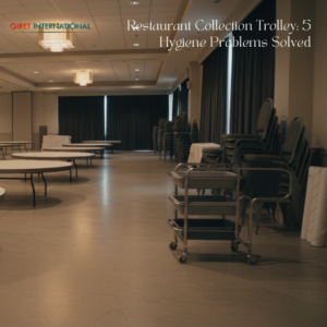 Restaurant Collection Trolley heavy duty kitchen to wash area cart