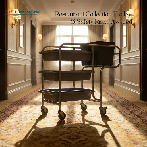 Restaurant Collection Trolley durable SS201 hotel equipment