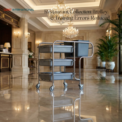 Restaurant Collection Trolley hotel crockery transport solution