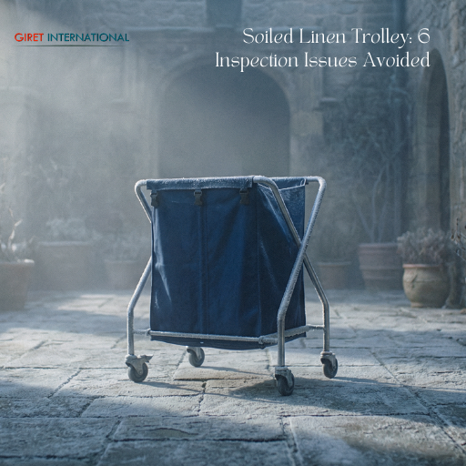 Soiled Linen Trolley industrial hotel laundry transport