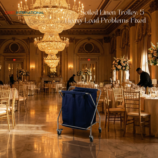 Soiled Linen Trolley hospitality linen collection equipment