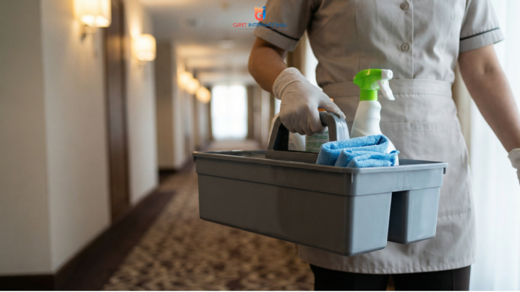 Caddy Basket Grey by Giret International modern hotel supply basket