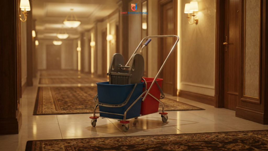 Wringer Trolley professional housekeeping mop system