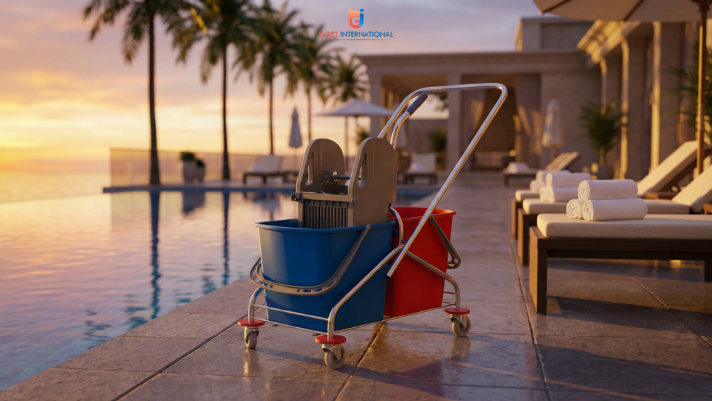 Wringer Trolley commercial cleaning equipment for hotels