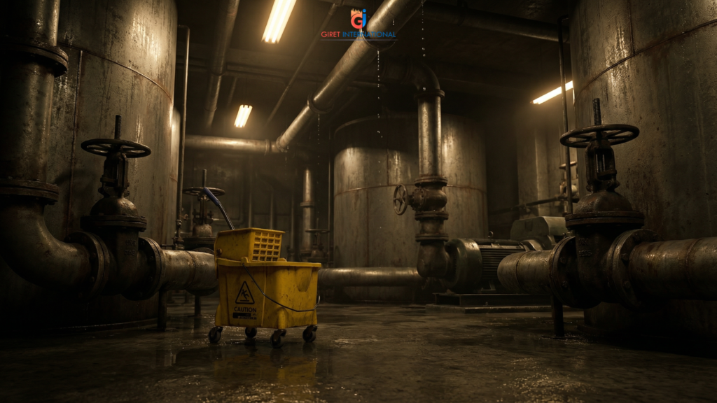 Wringer trolley for hotel commercial cleaning equipment