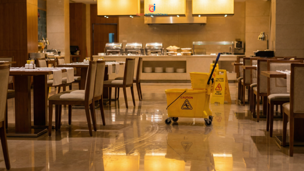 Wringer trolley single by Giret International floor cleaning