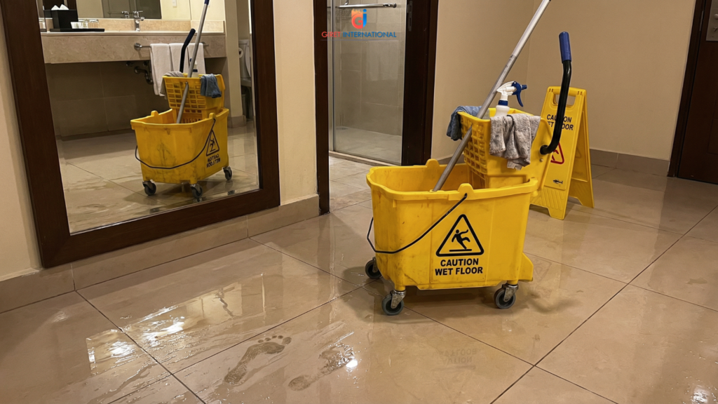 Wringer trolley single by Giret International easy mobility