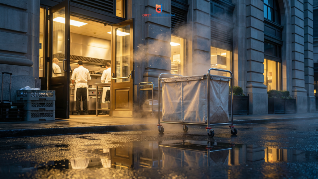 Soiled Linen Trolley Quadrate 92x56x91 cm model