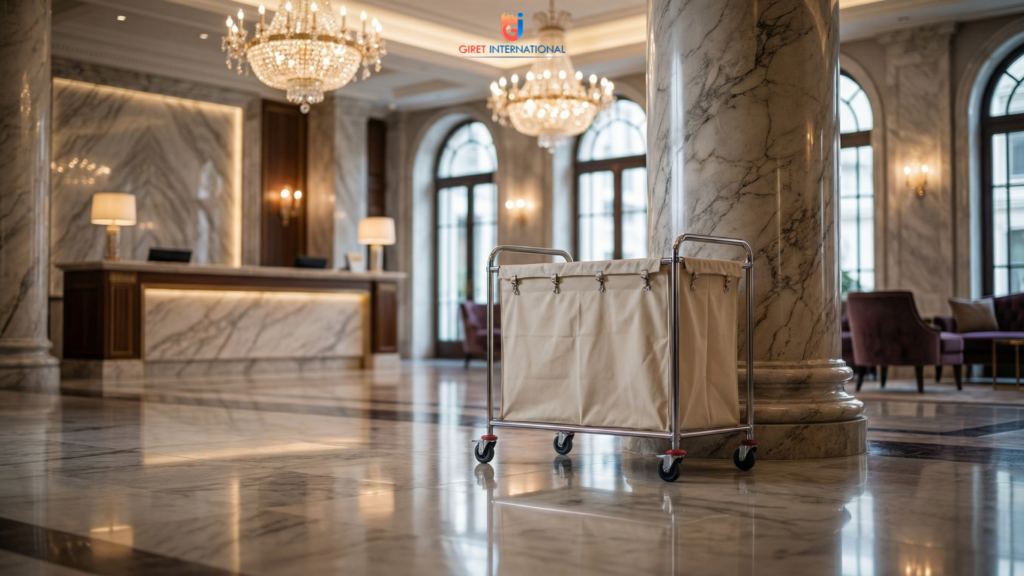Soiled Linen Trolley Quadrate commercial hotel equipment