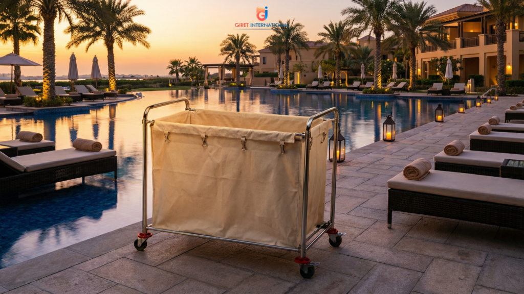 Soiled Linen Trolley Quadrate laundry handling solution