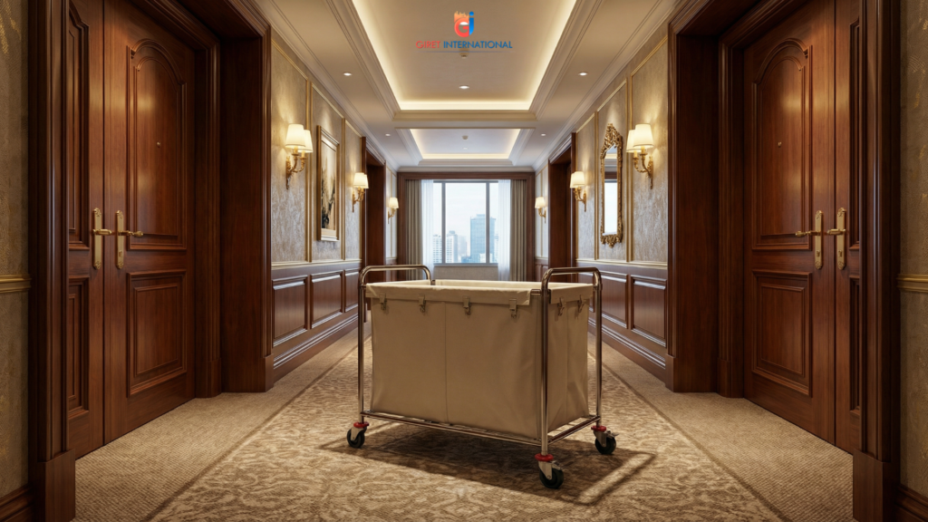 Soiled Linen Trolley Quadrate bulk linen transport