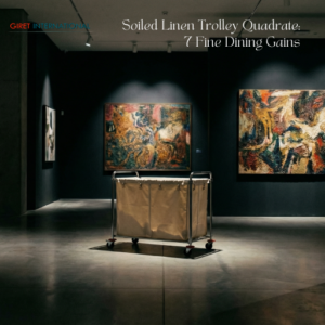 Soiled Linen Trolley Quadrate hotel service area