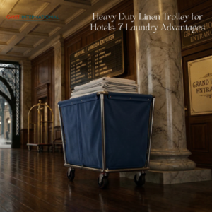 Heavy Duty Linen Trolley hotel cleaning linen transport trolley