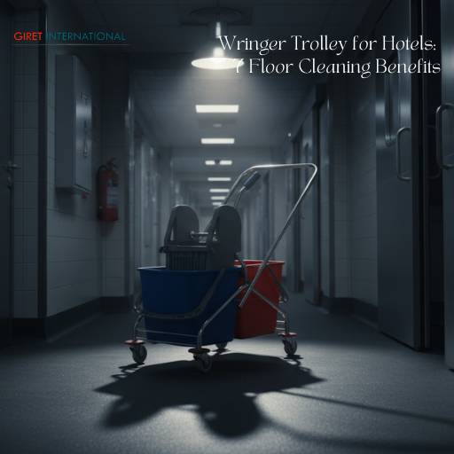 Wringer Trolley hotel floor cleaning bucket with wheels