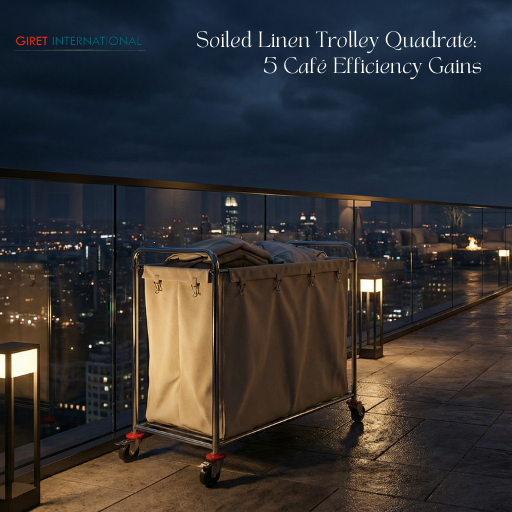 Soiled Linen Trolley Quadrate housekeeping heavy load