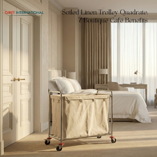 Soiled Linen Trolley Quadrate linen storage trolley