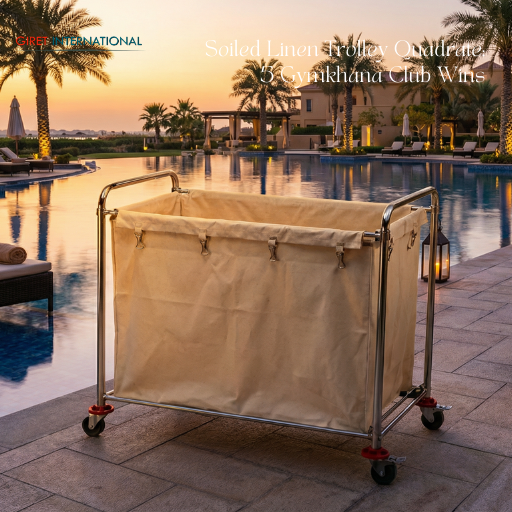Soiled Linen Trolley Quadrate banquet linen collection