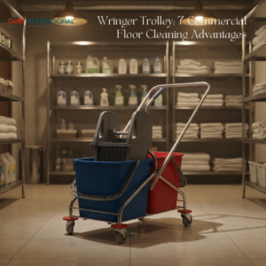 Wringer Trolley cleaning bucket with wringer press