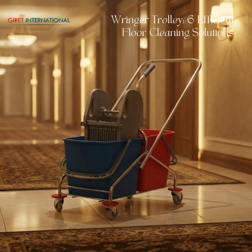 Wringer Trolley professional cleaning cart for hospitality