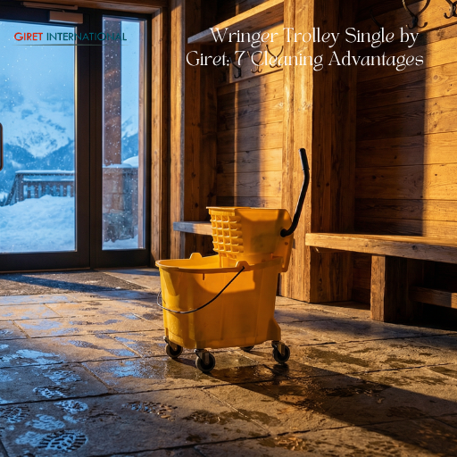 Wringer trolley single by Giret International 18L bucket