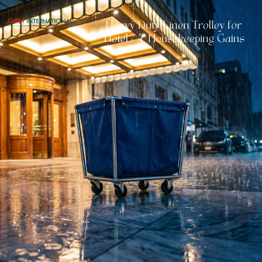 Heavy Duty Linen Trolley commercial linen transport solution