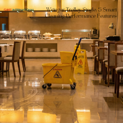 Wringer trolley single with smooth rolling wheels