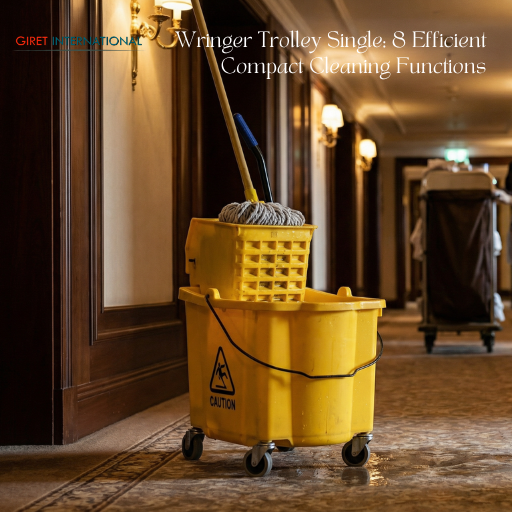 Wringer Trolley Single: 8 Efficient Compact Cleaning Functions