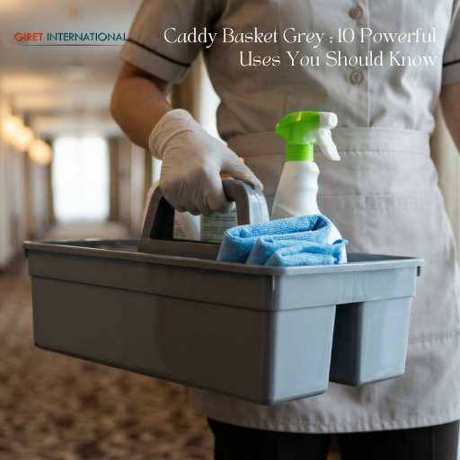 Caddy Basket Grey by Giret International premium grey utility basket