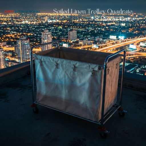 Soiled Linen Trolley Quadrate heavy duty bag trolley