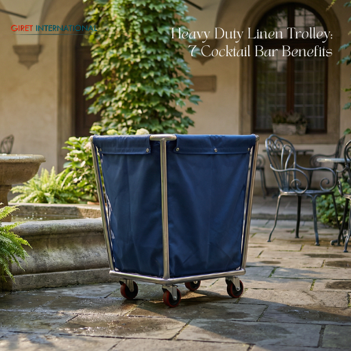 Heavy Duty Linen Trolley large capacity linen transport cart