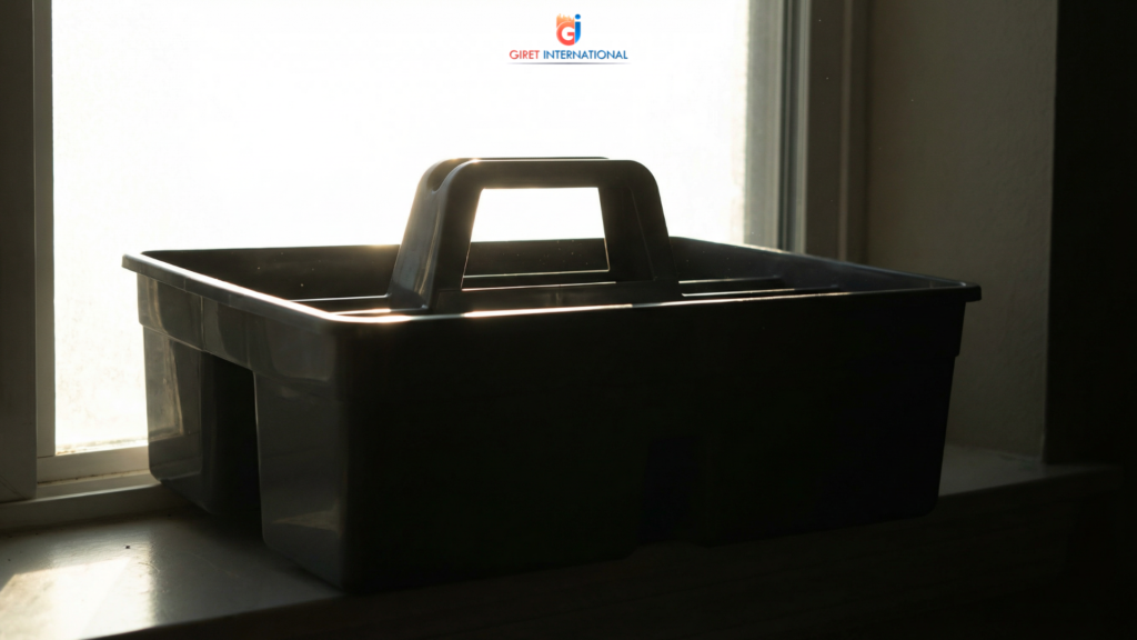 Caddy Basket Grey for hotels lightweight and durable basket