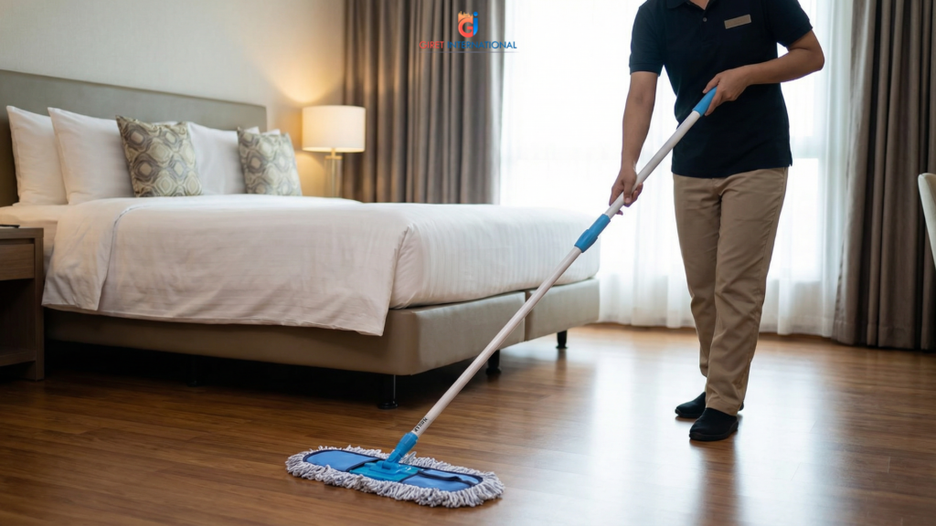 Dry Mop by Giret International lightweight professional mop system