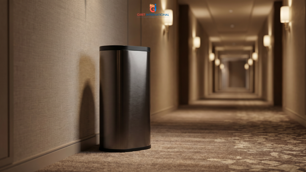Dustbin for hotels durable bin for room and lobby waste disposal