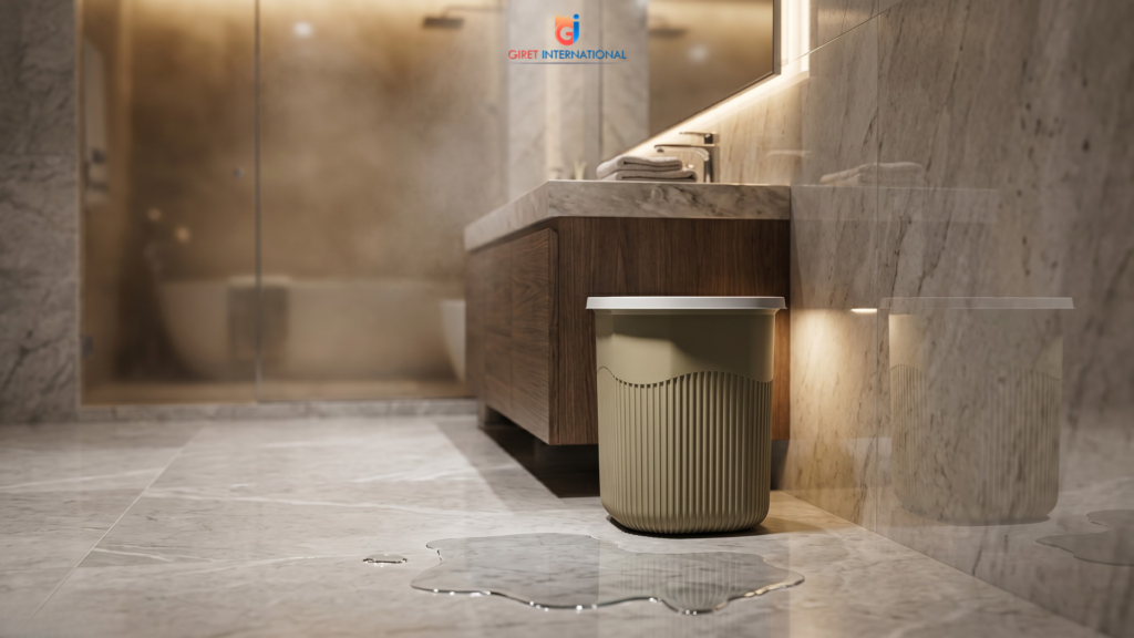 Hotel room dustbin for hotels supporting organized waste management