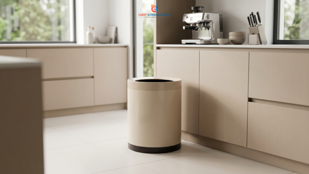 Commercial dustbin for hotels with high capacity and hygiene features