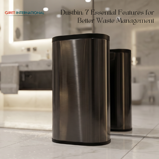Dustbin for efficient waste disposal in commercial and residential spaces