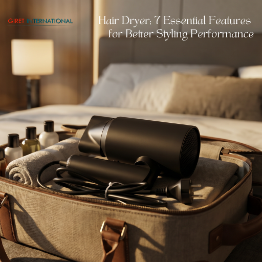 Hair Dryer for fast and efficient hair drying at home and hotels
